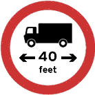 40ft length restriction